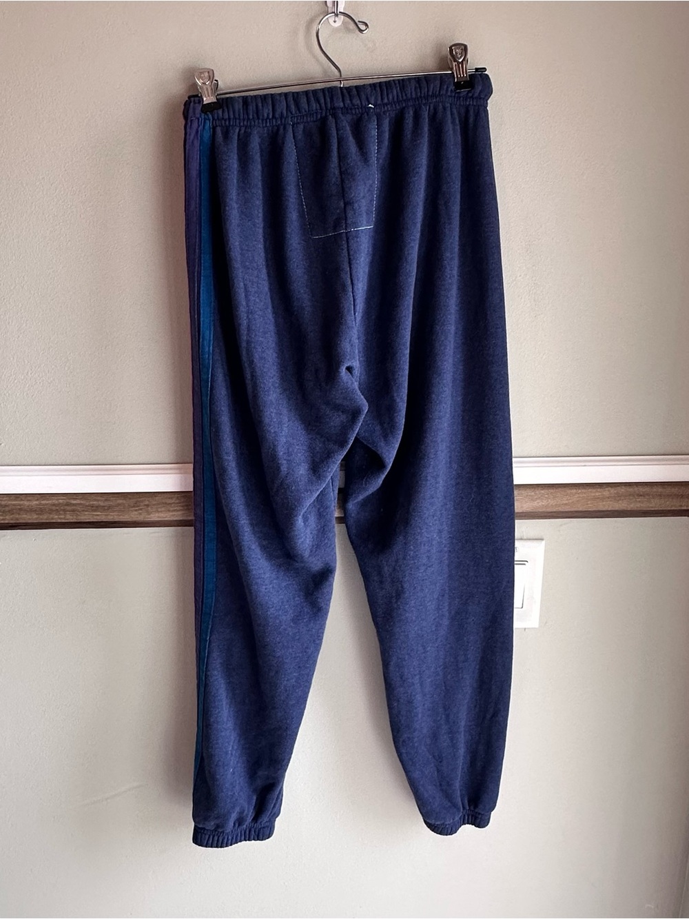 2ps Set Aviator Nation 5 Stripe Bolt Cropped Sweatshirt & Sweatpants READ - Picture 9 of 13